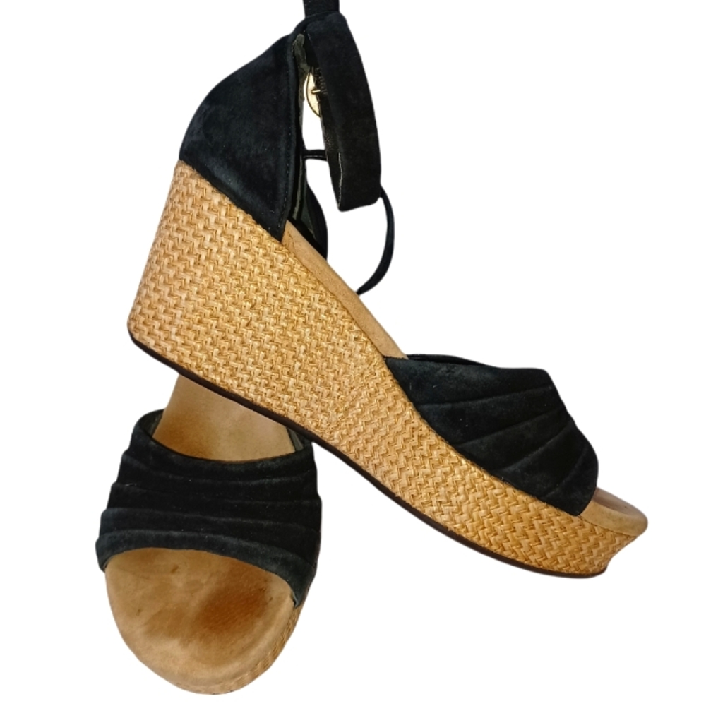 UGG ankle strap wedge sandals
